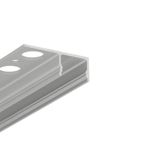 Spackel-in LED-profil Gips - UNI-TILE12 180deg C PLUS - 1000 - Anod