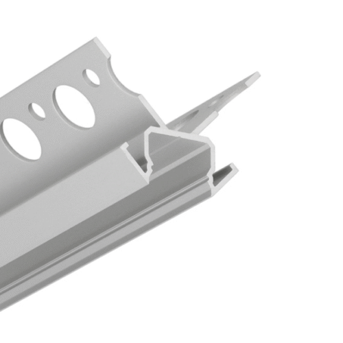 Spackel-in LED-profil Gips - UNI-TILE12 270deg C PLUS - 2000 - Anod