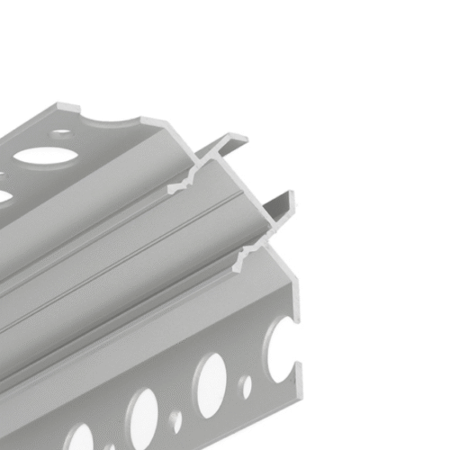 Spackel-in LED-profil Gips - UNI-TILE12 90deg C PLUS - 1000 - Anod