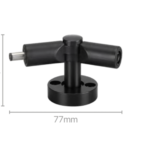 LINK - Vridbar connector - 45° / 315° - Svart