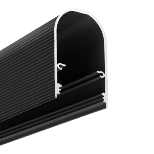 LED-profil - NAMI23 CD-9 - 1000 - Svart