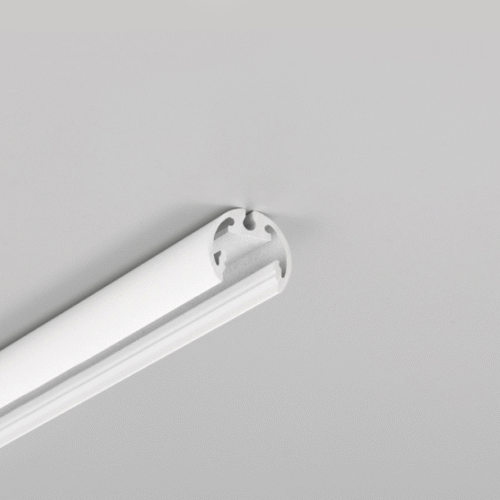 Rund LED-profil - PEN12 CJ - 4050 - Vit
