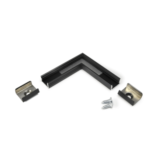 Skarvdel - SLIM8 90° - Svart