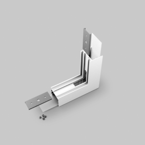 Skarvdel - VARIO30-02 270° Böjd - Vit