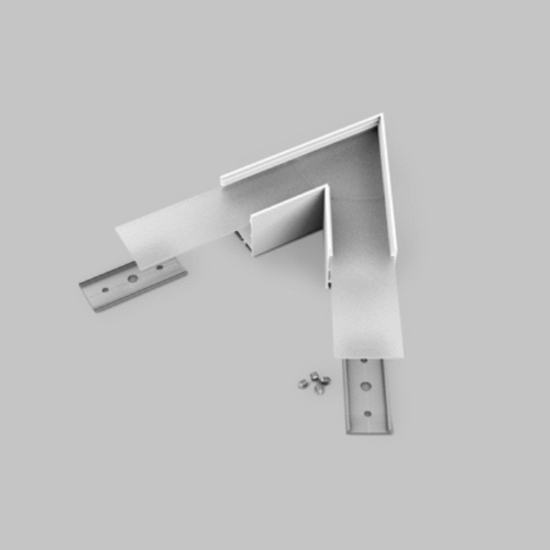 Skarvdel - VARIO30-02 60° Böjd - Vit