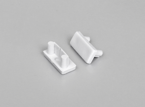 Ändstycke - BEGTON12 - Vit