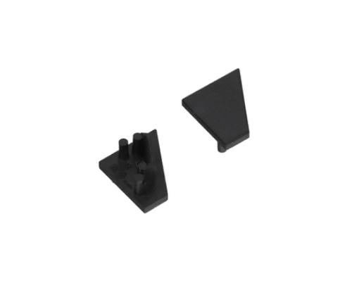 Ändstycke - CORNER10.v2 - Svart