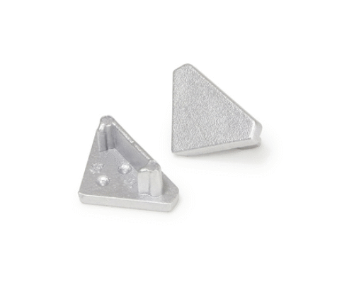 Ändstycke - QUARTER10 - Silver