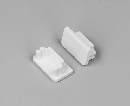 Ändstycke - UNI14 - Vit