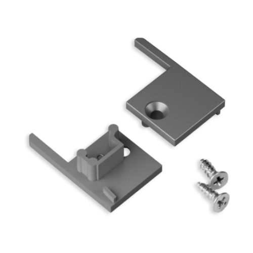 Ändstycke - UP-TILE10 - Silver