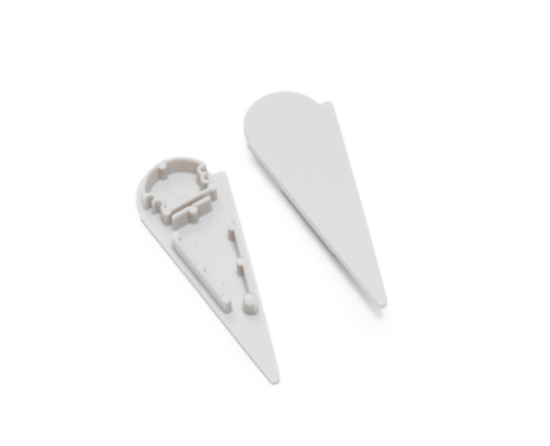 Ändstycke - WALLE12 D - Grå