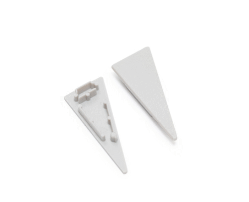 Ändstycke - WALLE12 - Grå