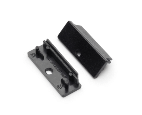 Ändstycke med hål - WIDE24 - Svart