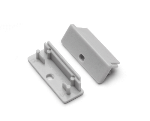 Ändstycke med hål - WIDE24 - Grå