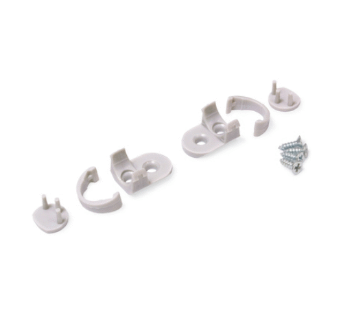 Hållare - PEN8 - Platt - Grå