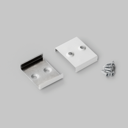 Fäste/Clips - W Försänkt - Vit