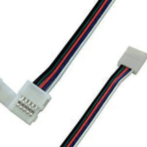 LED-strip Dubbel Snabbkoppling med Kabel - RGBW - 10mm