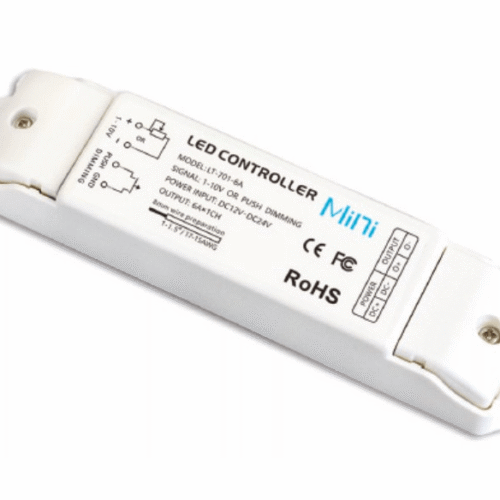 Dimmer Push - 12/24V - 72/144W - 1 Kanal