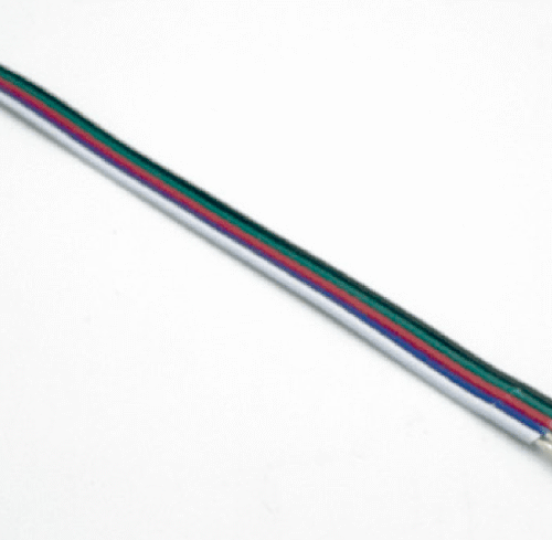 Anslutningskabel Platt - 5 x 0,25mm - RGBW