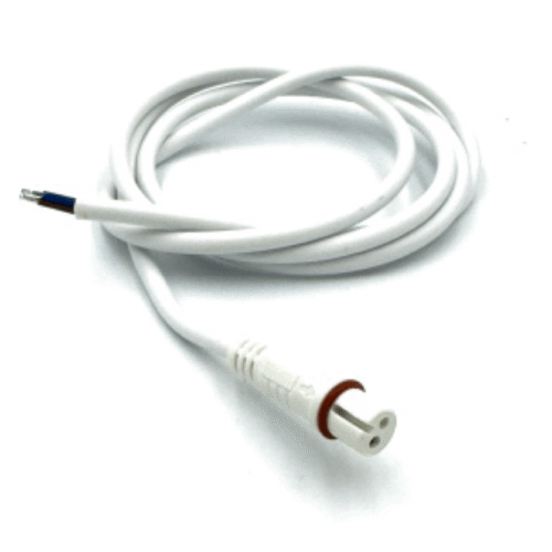 Anslutningskabel - 2-polig - 1M - IP68 - Vit