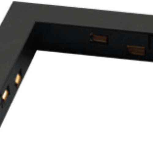 LINE48 - Elektrisk hörnskarv 90° - Svart