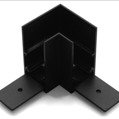 LINE48 - Mekanisk hörnskarv 90° - Vit