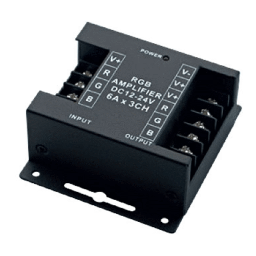 Signalförstärkare RGB - 12/24V - 3X6A