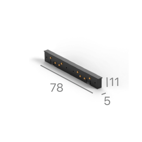 LINE24 – Linjär magnetisk skarvdel – Svart