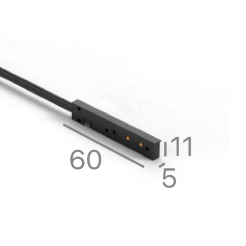 LINE24 - Strömmatningsmodul - Svart