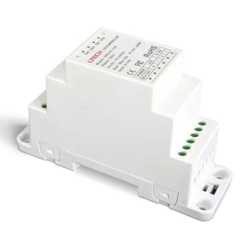 DALI LED-dimmer CV 1×12A 12–24V DIN-skena