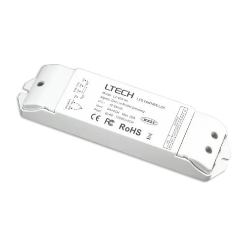 DALI LED-dimmer 4×5A 12–24V