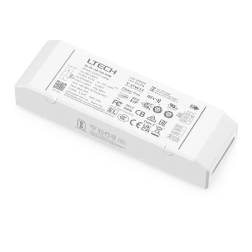 DMX CC-driver 2CH 100–700mA 20W NFC